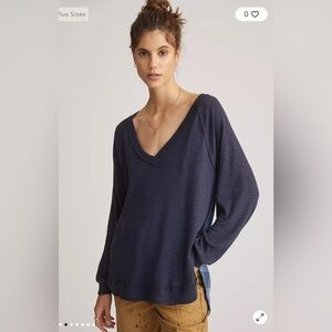 Anthropologie Pilcro Plaid V-Neck Top